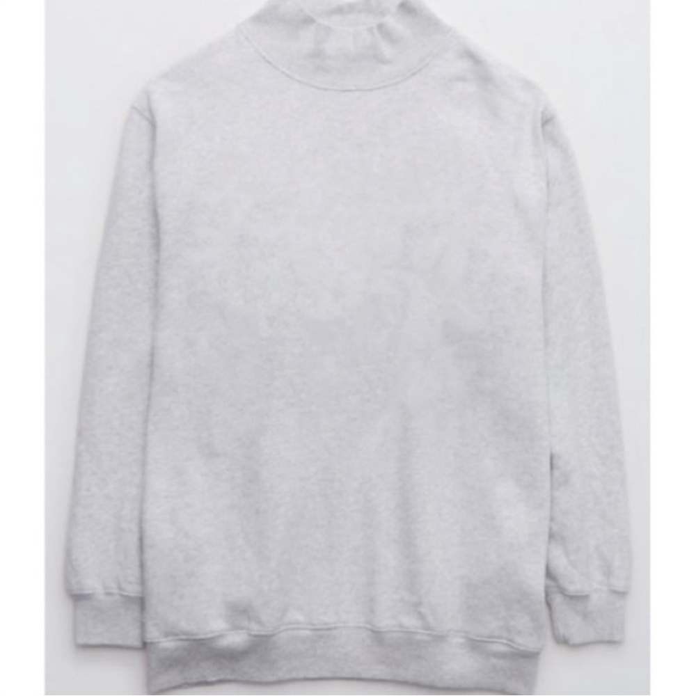 Aerie The Sweat Everyday Cozy Mock Neck Sweatshirt